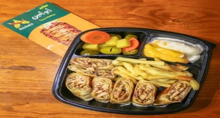 وجبة شاورما عربي