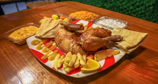 وجبة نص فرخة  شواية