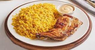 ربع فرخة على الفحم ورك